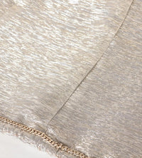 CHANEL 16A Gray Gold Trim Tweed Jacket Skirt Suit 36 38 シャネル グレー ゴールド トリム ツイード ジャケット スカート スーツ 即発