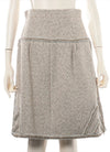 CHANEL 16A Gray Gold Trim Tweed Jacket Skirt Suit 36 38 シャネル グレー ゴールド トリム ツイード ジャケット スカート スーツ 即発