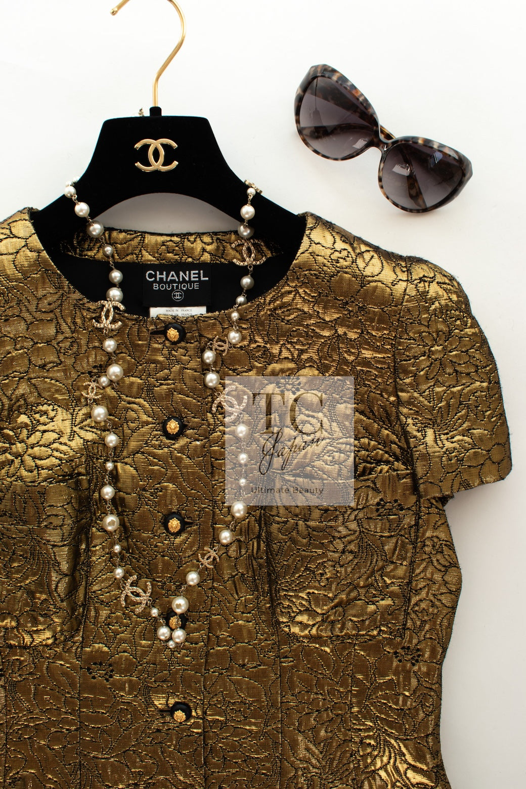 CHANEL カメリア/ライオン 総柄 ワンピース 40 シャネル CHANEL カメリア/ライオン 総柄 ワンピース 40 シャネル - メルカリ