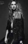 CHANEL 11A Black Floral Lesage Lace Silk Jacket 38 シャネル ブラック ルサージュ レース ビーズ サテン シルク ジャケット 即発