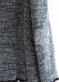 CHANEL 10PF Gray Wool Mohair Boucle Tweed Jacket 40 42 シャネル グレー ウール モヘア ブークレ ツイード ジャケット 即発