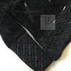 CHANEL 13A Black Quilted Metallic Zipper Tweed Jacket 34 シャネル ブラック メタリック ジッパー ツイード ジャケット 即発