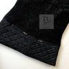 CHANEL 13A Black Quilted Metallic Zipper Tweed Jacket 34 シャネル ブラック メタリック ジッパー ツイード ジャケット 即発