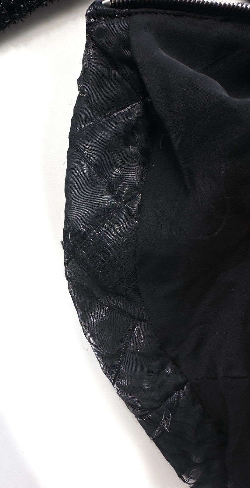 CHANEL 13A Black Quilted Metallic Zipper Tweed Jacket 34 シャネル ブラック メタリック ジッパー ツイード ジャケット 即発