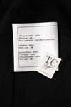 CHANEL 13A Black Quilted Metallic Zipper Tweed Jacket 34 シャネル ブラック メタリック ジッパー ツイード ジャケット 即発