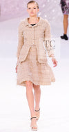 CHANEL 12S Camel Beige Organdy Jacket 36 シャネル キャメル ベージュ オーガンジー ジャケット 即発