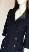 CHANEL 13S Navy Double Cotton Jacket 36 シャネル ネイビー ダブル コットン ジャケット 即発