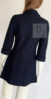 CHANEL 13S Navy Double Cotton Jacket 36 シャネル ネイビー ダブル コットン ジャケット 即発