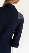 CHANEL 13S Navy Double Cotton Jacket 36 シャネル ネイビー ダブル コットン ジャケット 即発