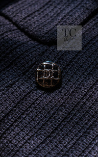 CHANEL 13S Navy Double Cotton Jacket 36 シャネル ネイビー ダブル コットン ジャケット 即発