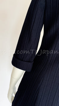 CHANEL 13S Navy Cotton Tweed Bottom Culottes Jumpsuit 34 シャネル ネイビー コットン ツイード ボトムキュロット ジャンプスーツ 即発
