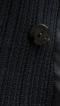 CHANEL 13S Navy Cotton Tweed Bottom Culottes Jumpsuit 34 シャネル ネイビー コットン ツイード ボトムキュロット ジャンプスーツ 即発