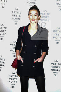 CHANEL 13S Navy Double Cotton Jacket 36 シャネル ネイビー ダブル コットン ジャケット 即発