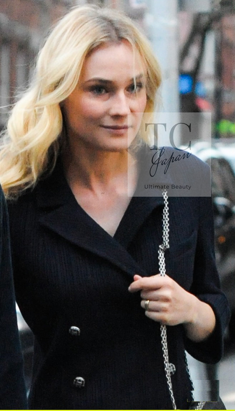 CHANEL 13S Navy Double Cotton Jacket 36 シャネル ネイビー ダブル コットン ジャケット 即発