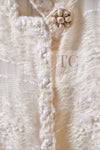 CHANEL 06A Ivory Off White Lesage Tweed Jacket Coat Skirt Suit Set 38 40 シャネル アイボリー オフホワイト ルサージュ ジャケット コート スカート スーツ セット 即発