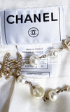 CHANEL 06A Ivory Off White Lesage Tweed Jacket Coat Skirt Suit Set 38 40 シャネル アイボリー オフホワイト ルサージュ ジャケット コート スカート スーツ セット 即発
