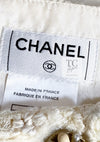 CHANEL 06A Ivory Off White Lesage Tweed Jacket Coat Skirt Suit Set 38 40 シャネル アイボリー オフホワイト ルサージュ ジャケット コート スカート スーツ セット 即発
