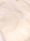 CHANEL 11C Ivory Cream Simple Single Logo Button Tailored Wool Jacket 38 シャネル アイボリー クリーム ウール シンプル ブレザー ジャケット ココボタン 即発