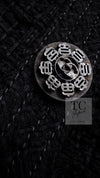 CHANEL 16C Little Black Cotton Tweed Collarless Jacket 44 シャネル リトル ブラック コットン ツイード ノーカラー ジャケット 即発