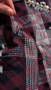 CHANEL 08PF Burgundy Black Tartan Check Jacket 34 36 シャネル バーガンディ ブラック タータン チェック柄 ジャケット 即発