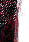 CHANEL 08PF Burgundy Black Tartan Check Jacket 34 36 シャネル バーガンディ ブラック タータン チェック柄 ジャケット 即発