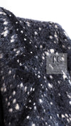 CHANEL 01A Navy Dark Gray Wool Tweed Jacket 38 40 42 シャネル ネイビー ダーグレー ポップコーン ウール ジャケット 即発