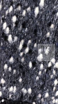 CHANEL 01A Navy Dark Gray Wool Tweed Jacket 38 40 42 シャネル ネイビー ダーグレー ポップコーン ウール ジャケット 即発