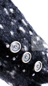CHANEL 01A Navy Dark Gray Wool Tweed Jacket 38 40 42 シャネル ネイビー ダーグレー ポップコーン ウール ジャケット 即発