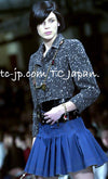 CHANEL 01A Navy Dark Gray Wool Tweed Jacket 38 40 42 シャネル ネイビー ダーグレー ポップコーン ウール ジャケット 即発