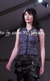 CHANEL 01A Navy Dark Gray Wool Tweed Jacket 38 40 42 シャネル ネイビー ダーグレー ポップコーン ウール ジャケット 即発