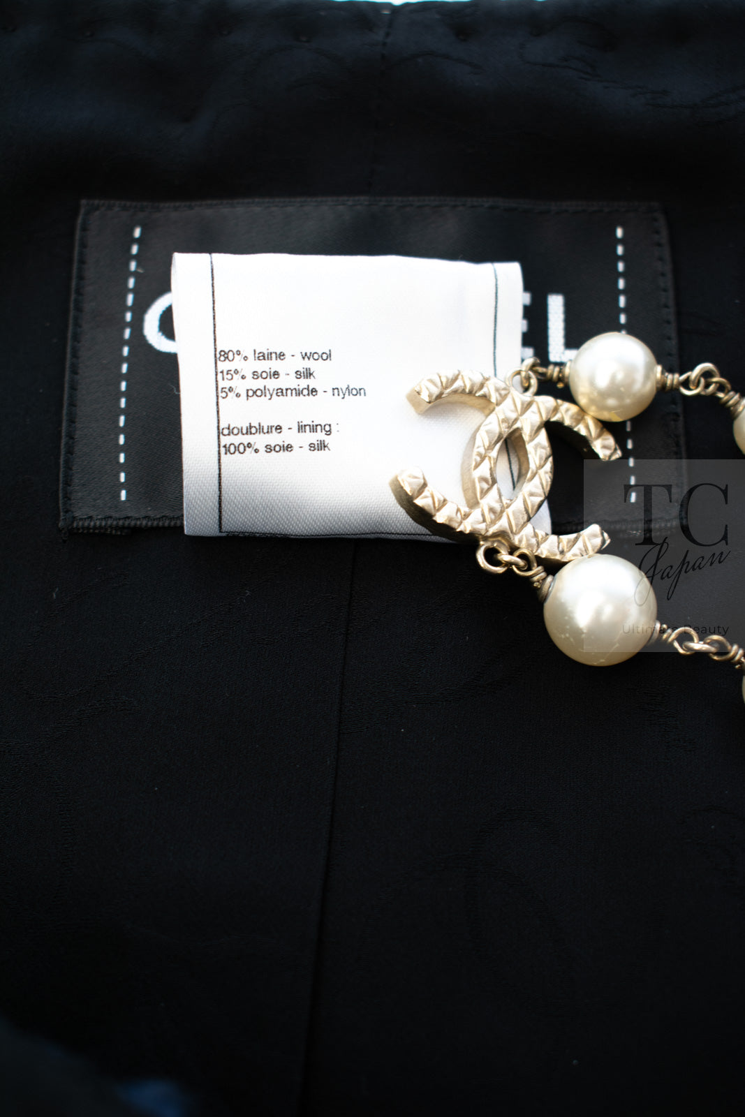 CHANEL 13A Little Black Jacket Navy Braid Trim Wool Silk Tweed 36 38 40 シャネル リトル ブラック ジャケット ネイビー ブレイド トリム ウール シルク ツイード 女優 チェ・ジュウ 即発