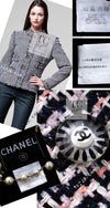 CHANEL 04S Multicolor Cotton Silk Tweed Jacket 38 40 シャネル マルチカラー コットン シルク ツイード ジャケット 即発