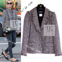 CHANEL 04S Multicolor Cotton Silk Tweed Jacket 38 40 シャネル マルチカラー コットン シルク ツイード ジャケット 即発