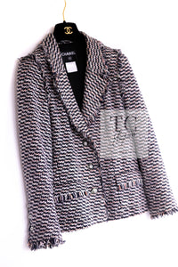 CHANEL 04S Multicolor Cotton Silk Tweed Jacket 38 40 シャネル マルチカラー コットン シルク ツイード ジャケット 即発