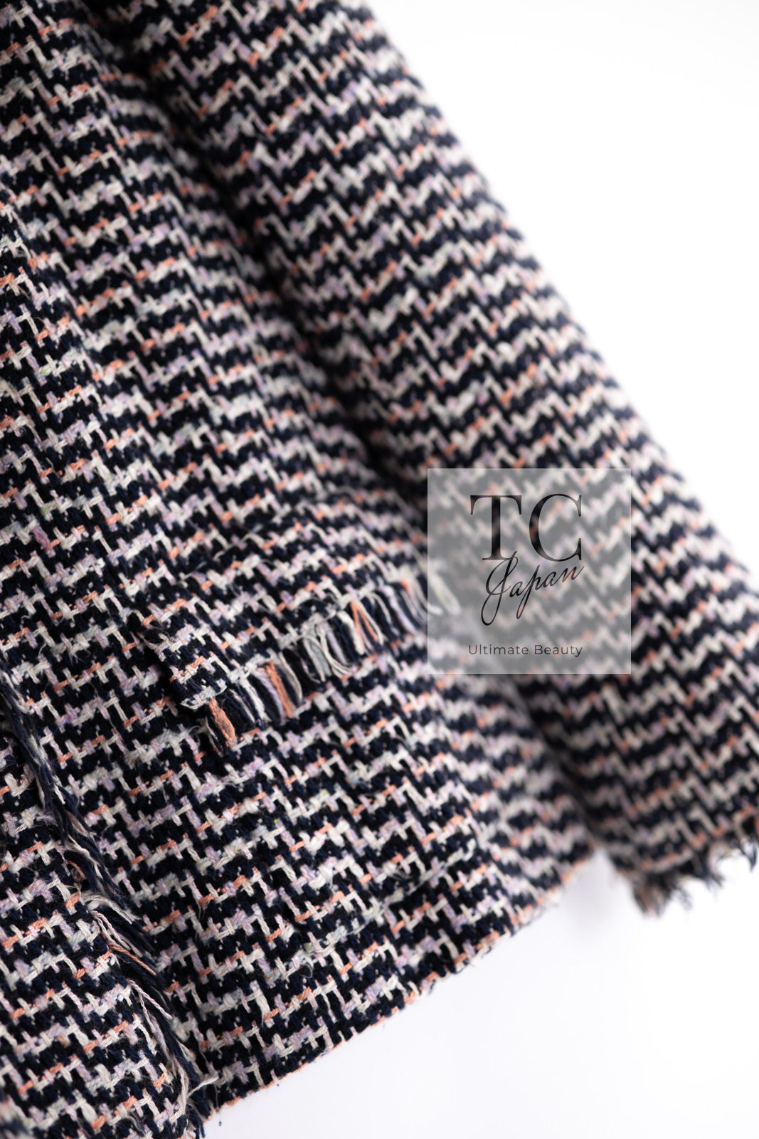 シャネル ジャケット CHANEL 04S マルチカラー コットン シルク