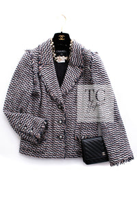 CHANEL 04S Multicolor Cotton Silk Tweed Jacket 38 40 シャネル マルチカラー コットン シルク ツイード ジャケット 即発