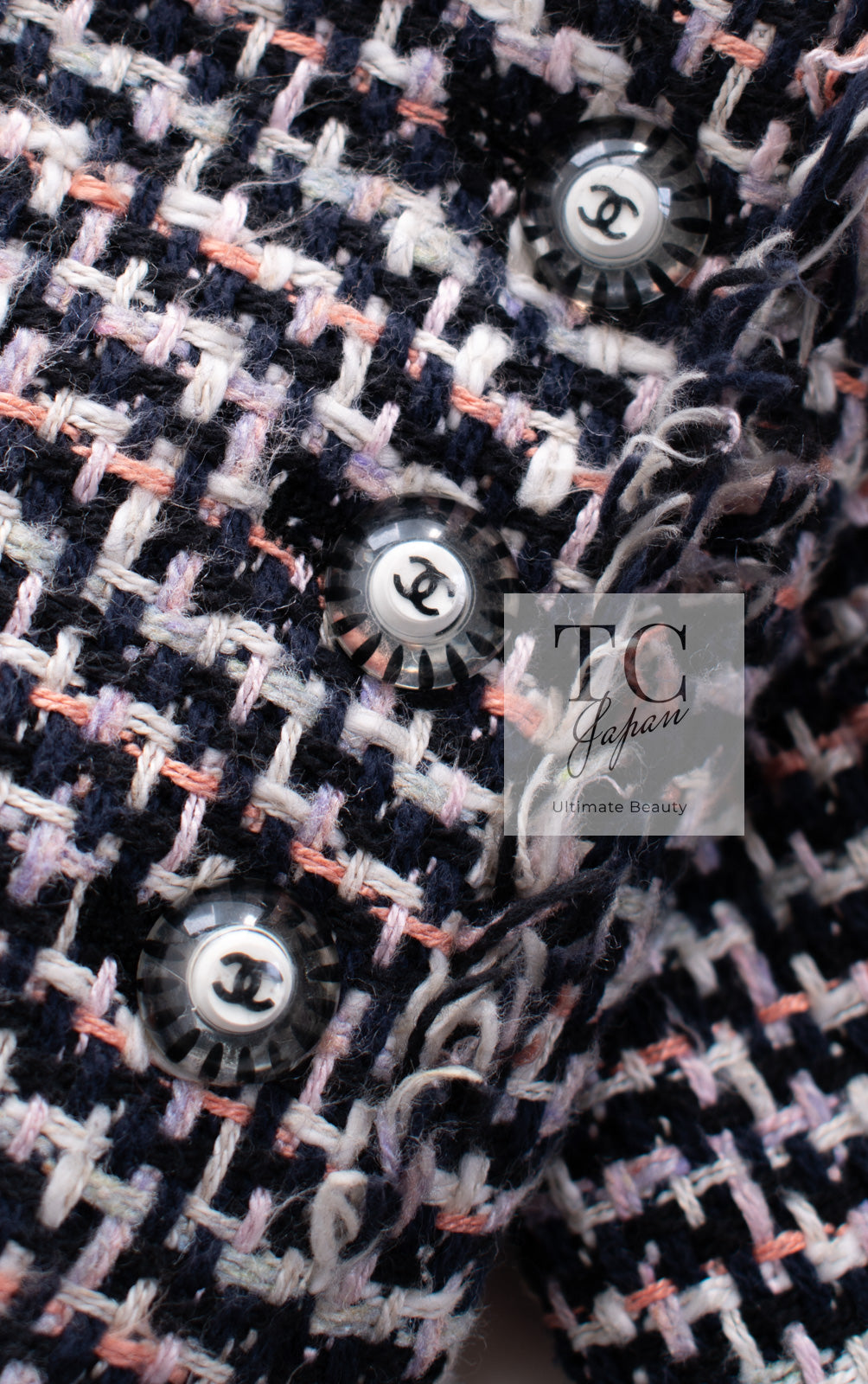 シャネル ジャケット CHANEL 04S マルチカラー コットン シルク