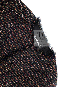 CHANEL 12PF Black Metallic Gold Sequin Embellishments Bombay Lesage Jacket 38 40 シャネル ブラック メタリック ゴールド スパンコール ルサージュ ジャケット 即発