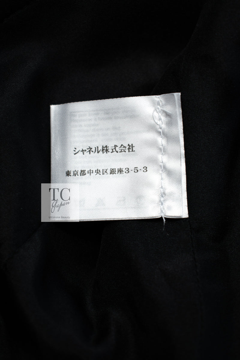 CHANEL 12PF Black Metallic Gold Sequin Embellishments Bombay Lesage Jacket 38 40 シャネル ブラック メタリック ゴールド スパンコール ルサージュ ジャケット 即発