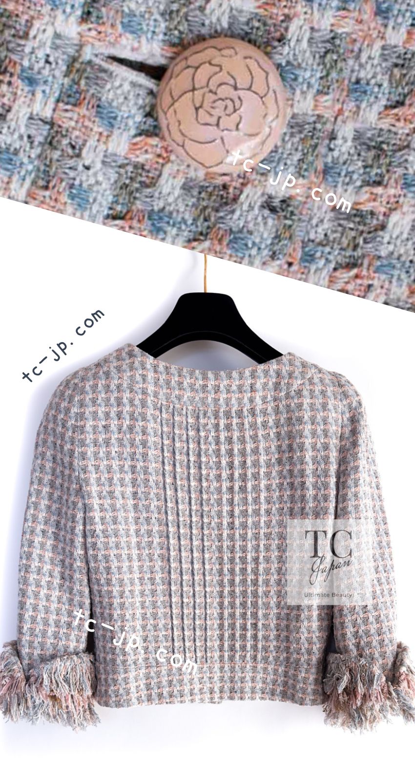 シャネル ジャケット CHANEL 13C ルサージュ マルチカラー シルク