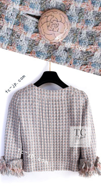 CHANEL 13C Rose Garden Lesage Multicolor Silk Tweed Jacket 36 シャネル ローズガーデン ルサージュ マルチカラー シルク ツイード ジャケット 即発