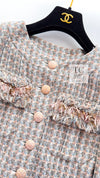 CHANEL 13C Rose Garden Lesage Multicolor Silk Tweed Jacket 36 シャネル ローズガーデン ルサージュ マルチカラー シルク ツイード ジャケット 即発