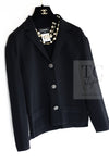 CHANEL 12C Black CC Buttons Stretch Jacket Cardigan 38 シャネル ブラック ココボタン ストレッチ ジャケット カーディガン 即発