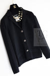 CHANEL 12C Black CC Buttons Stretch Jacket Cardigan 38 シャネル ブラック ココボタン ストレッチ ジャケット カーディガン 即発