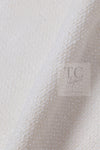 CHANEL 04C Ivory Cotton Frill Tweed Jacket 36 シャネル アイボリー コットン フリル ツイード ジャケット 即発