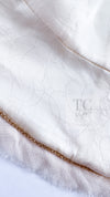 CHANEL 04C Ivory Cotton Frill Tweed Jacket 36 シャネル アイボリー コットン フリル ツイード ジャケット 即発