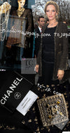 CHANEL 11PF Black Metallic Gold Wood Tweed Jacket 38 シャネル ブラック メタリック ゴールド ウール ツイード ジャケット 即発