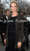 CHANEL 11PF Black Metallic Gold Wood Tweed Jacket 38 シャネル ブラック メタリック ゴールド ウール ツイード ジャケット 即発