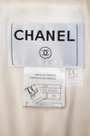 CHANEL 06A Ivory Black Trimming Wool Tweed Jacket 36 38 シャネル アイボリー ブラック トリミング ウール ツイード ジャケット 即発