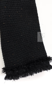 CHANEL 11C Black Amber Beads Wool Cropped Jacket 40 シャネル ブラック アンバー ビーズ ウール クロップ ジャケット 即発